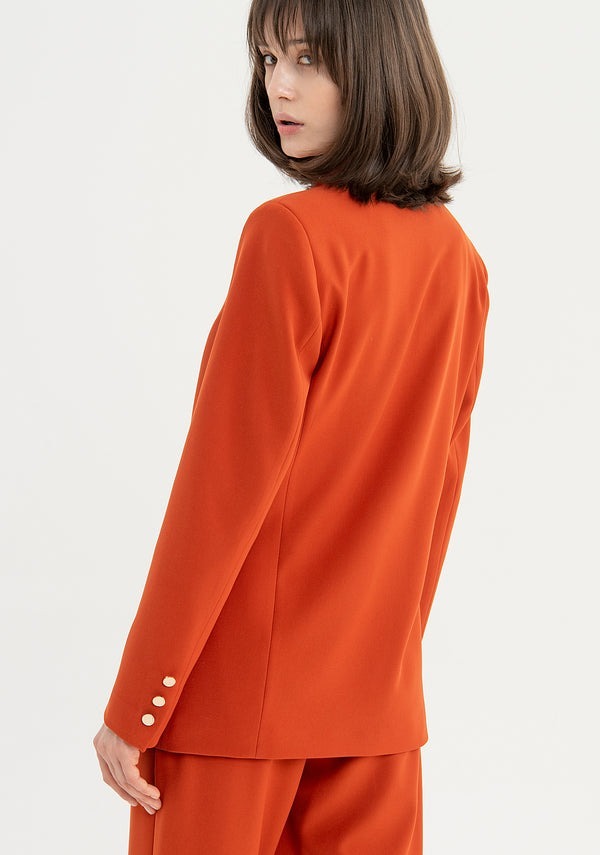 Pantalone carrot in tessuto tecnico FRACOMINA | Pantalone | FS23WVD001W47601H27 BRICK