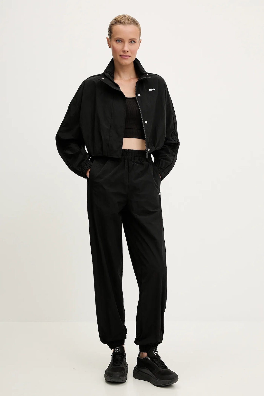 giacca NINA GUESS ATHLEISURE | Felpe | V5YL00 WHCH2JBLK